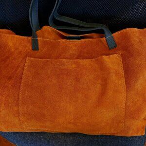 Mark and Graham Boho Suede Tote Bag
